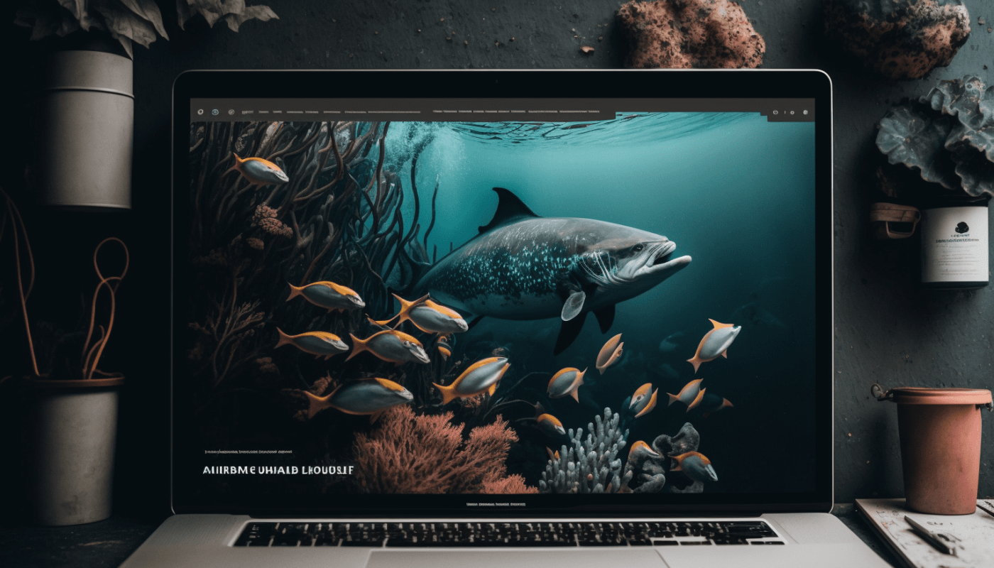 Веб-дизайн рыб